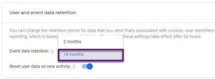 Google Analytics 4 – период данных в GA4 Google Analytics 4 – период данных в GA4