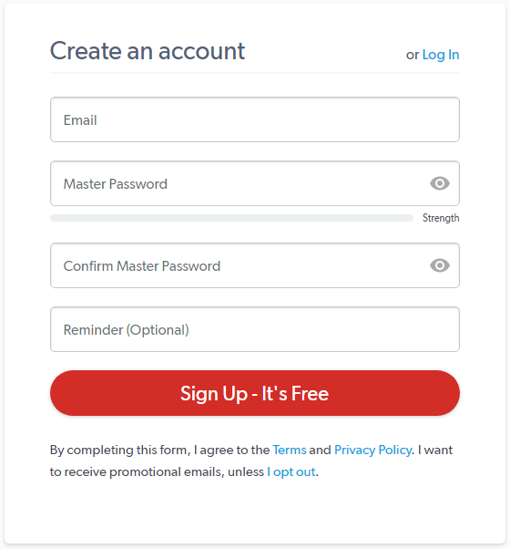 Как хранить пароли – регистрация в LastPass