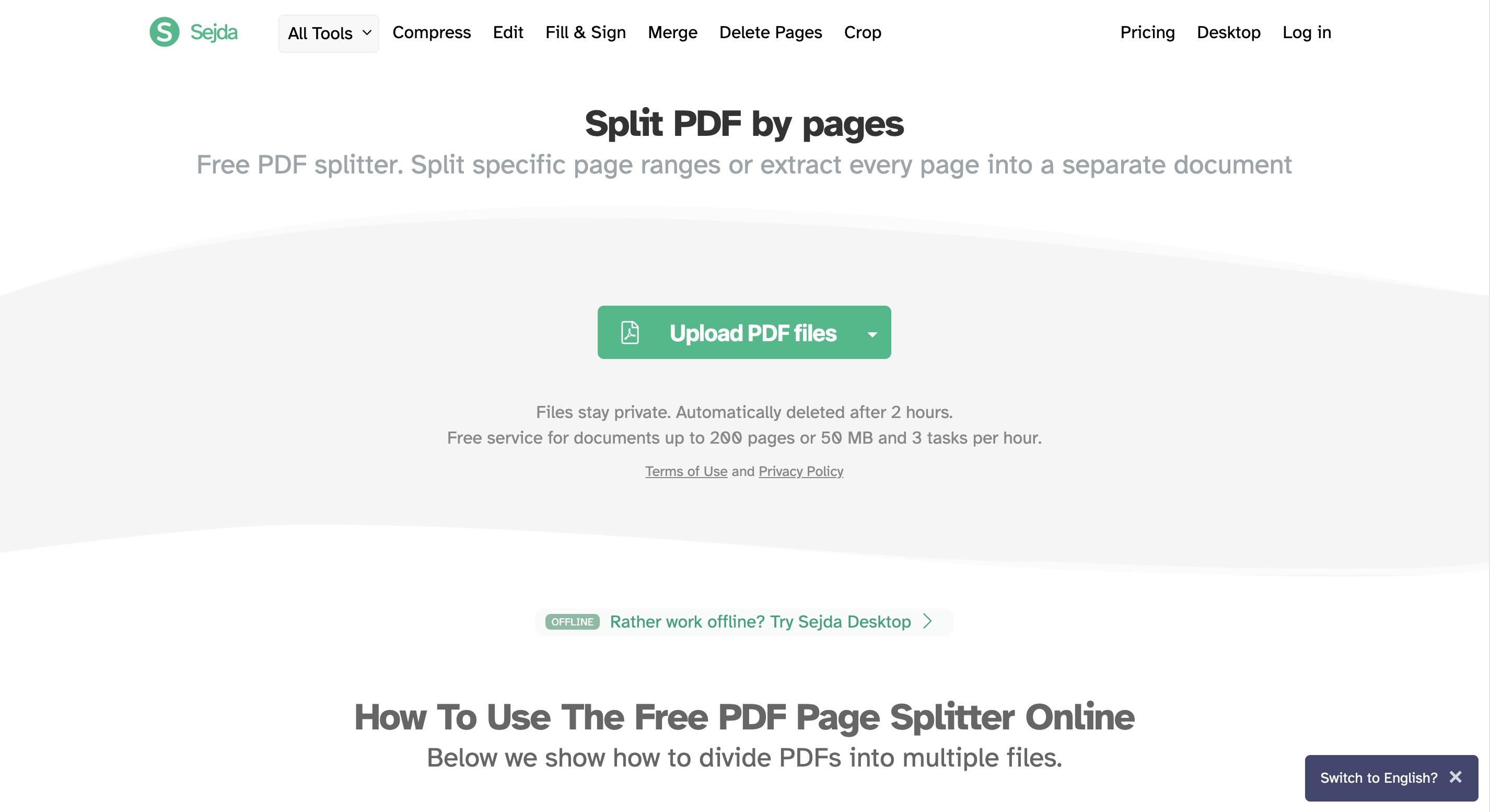 разделить страницу pdf на несколько страниц