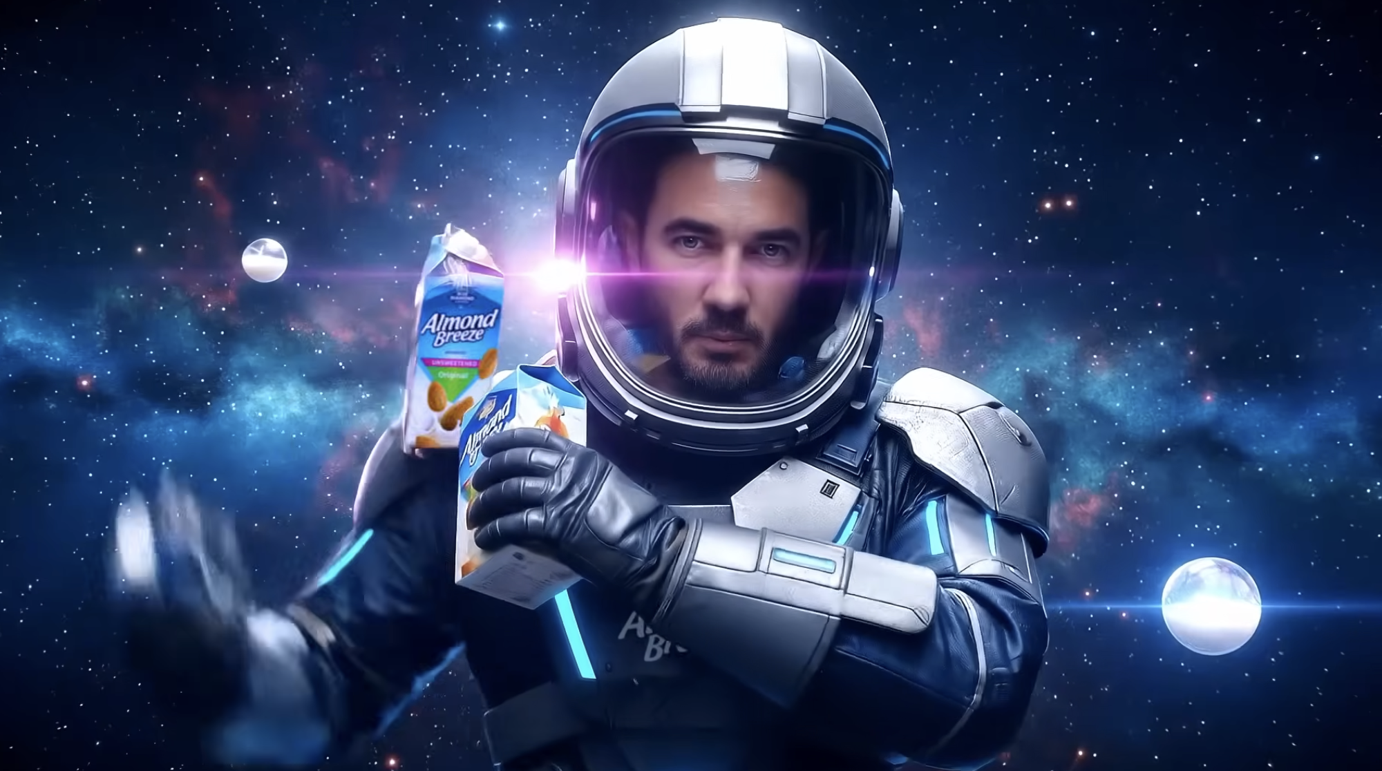 Можно найти в youtube по запросу Almond Breeze ads ai