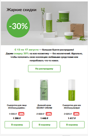 Дорогие премиальные продукты дает конверсию ниже — 0,12%.